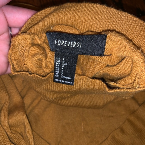Forever 21 Mustard Sweater - Picture 3 of 3
